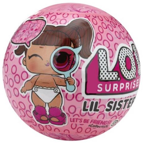 Кукла-сюрприз L.O.L. Surprise Lil Sisters Eye Spy Series 4 Wave 1, 4 см, 552154