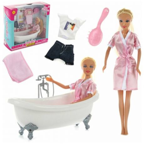 Кукла Люси Veld co 115998 с ванной