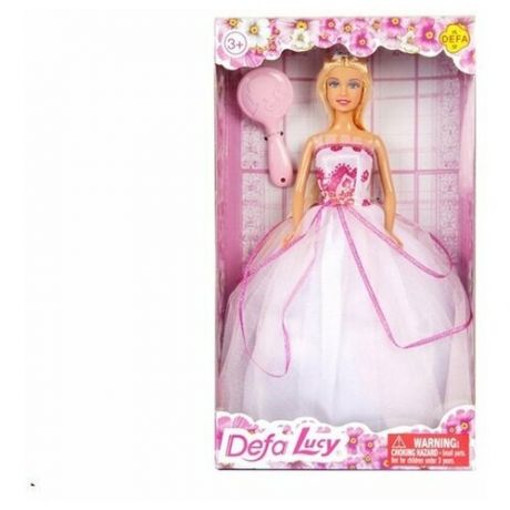 Игровой набор "Модница" кукла 29 см. аксессуар DEFA LUCY 8292violet