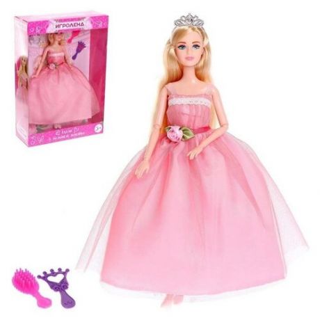 Кукла-модель «Арина» шарнирная, в бальном платье, с аксессуарами, микс