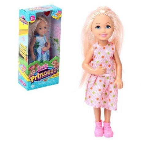 Market-Space Кукла малышка «Алина» в платье, микс