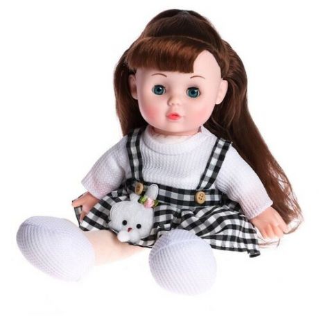 Кукла мягконабивная «Милашка» 32см, со звуком, в сарафане
