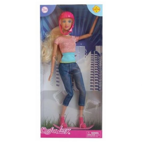 Кукла Defa Lucy На прогулке (розовый), 29 см 8375