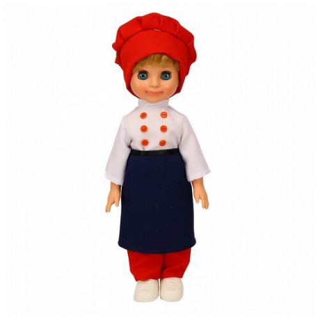 Кукла Весна Мальчик в костюме Шеф-повар, 30 см, В3874