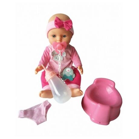 Интерактивная кукла Mary Poppins Пью и писаю девочка в розовом 27 см 451149