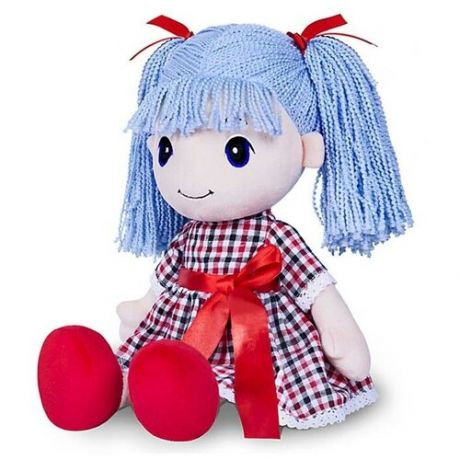 Мягкая игрушка «Кукла Стильняшка», с голубыми волосами, 40 см