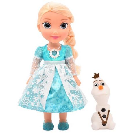 Интерактивная кукла Disney "Холодное Cердце: Эльза и Олаф" (35 см, подвижн., Олаф, звук, свет)