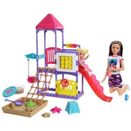 Barbie Игровой набор Скиппер на игровой площадке