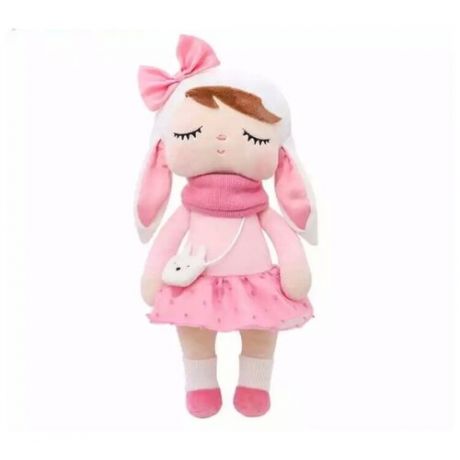 Кукла мягкая Сплюшка Зайка модная, плюшевая игрушка Metoo, кукла для девочек, мягконабивная куколка