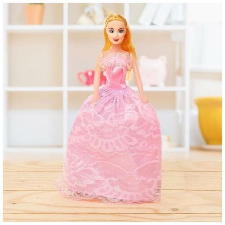 Кукла-модель Лиза в платье, цвета микс 4438524 .