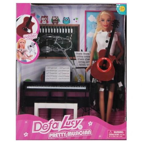 Кукла с музыкальными инструментами, в коробке (8453)
