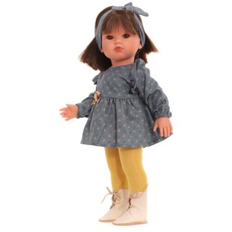 28009 Кукла модель Белла в синем, 45 см, виниловая