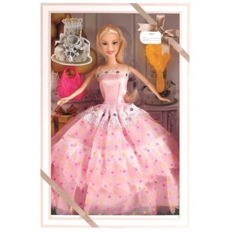 Кукла Atinil в длинном вечернем платье c ожерельем и другими аксессуарами, 28см - Junfa Toys [WJ-21531]