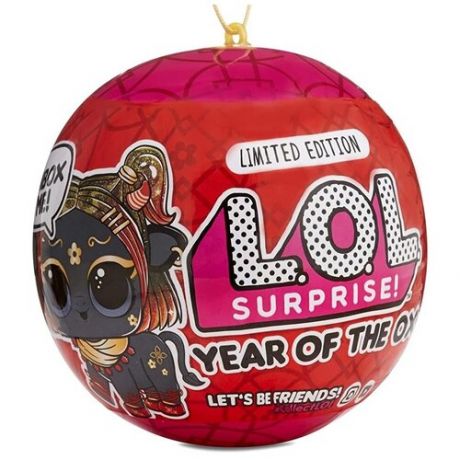 LOLs MGA Entertainment Кукла игрушка LOL Сюрприз ЛОЛ - Год Быка, питомец Ox (L.O.L. Surprise! Year of The Ox Pet Golden Ox with 7 Surprises, Lunar New Year)