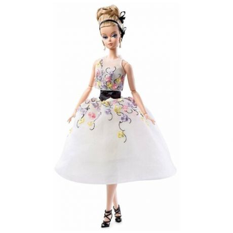 Кукла Barbie Классическое коктейльное платье, 29 см, DGW56