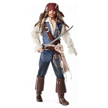 Кукла Barbie Captain Jack Sparrow (Барби Капитан Джек Воробей из фильма «Пираты Карибского моря»)