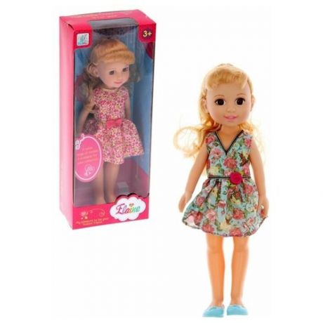 Кукла классическая Леночка в летнем платье, микс 1426845 .