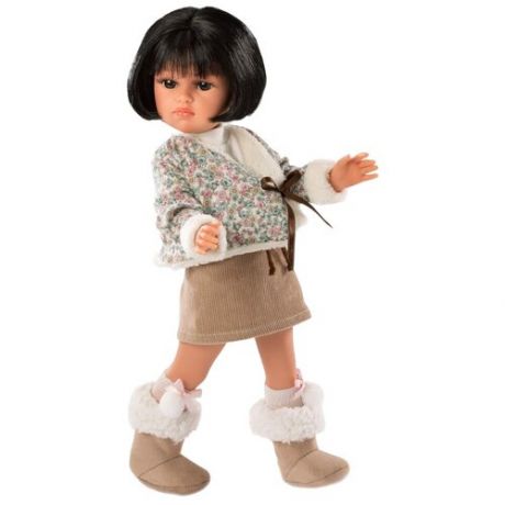 Кукла Llorens Оливия в коричневом, 37 см, L 53701