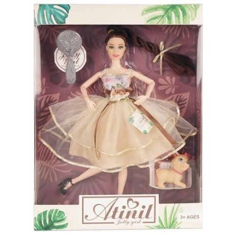 Кукла Junfa Atinil В гармонии с природой в платье с двухслойной воздушной юбкой, 28см WJ-21573