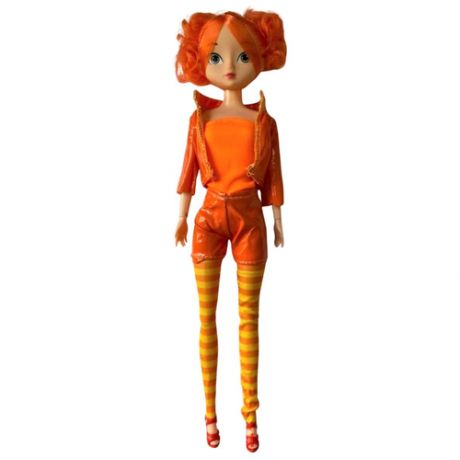 Игрушка для девочек Кукла Алена (в оранжевом наряде)