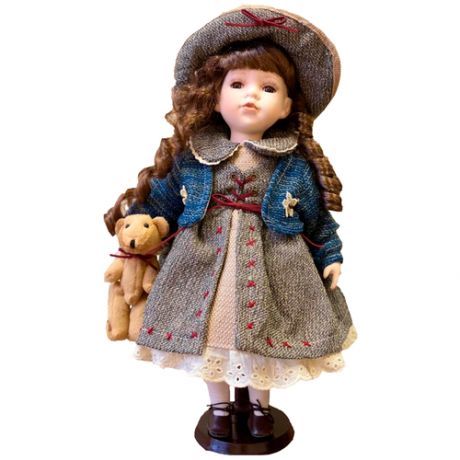 Кукла коллекционная на подставке