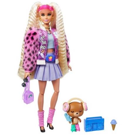 Кукла Mattel Barbie Extra Блондинка с хвостиками GYJ77