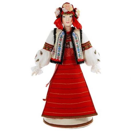 Кукла коллекционная Потешного промысла в Женском свадебном костюме.