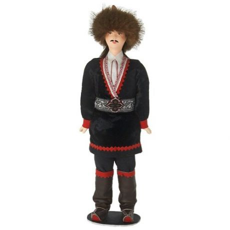 Кукла коллекционная Потешного промысла в мужском национальном башкирском костюме
