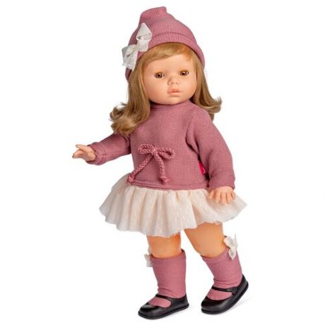 Интерактивная кукла Berjuan Колетт в вязаной кофте и шапке, 45 см, 6097