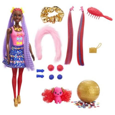 Игровой набор Barbie кукла Сюрприз из серии Блеск, HBG40