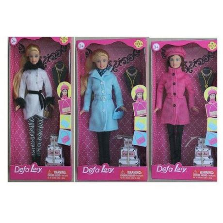 Кукла Defa Lucy, с зимней одеждой и аксессуарами