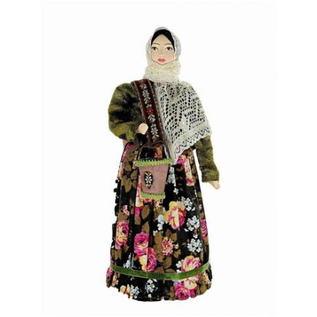 Кукла коллекционная Потешного промысла в национальном костюме "Водоноска-казачка