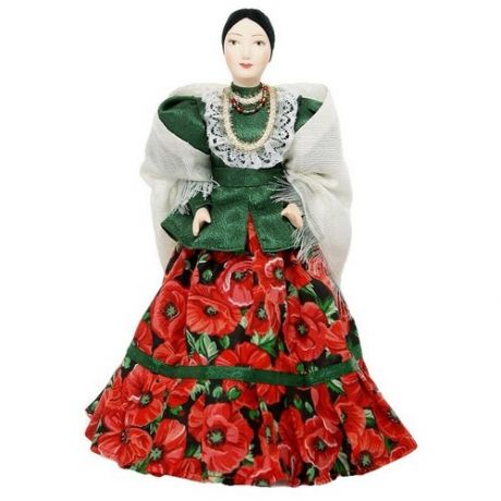 Кукла коллекционная Потешного промысла Донская казачка в летнем костюме конца 19 века.