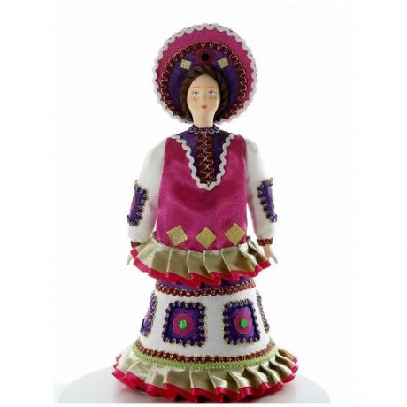 Кукла коллекционная Потешного промысла Девушка в праздничном наряде.
