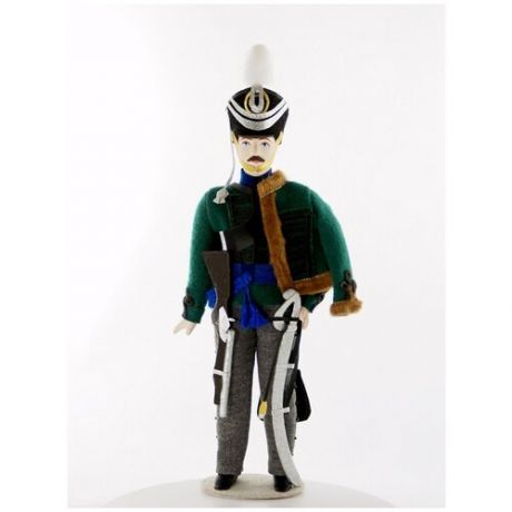 Кукла коллекционная Потешного промысла Гусар российско-германского легиона.