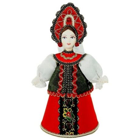 Кукла коллекционная фарфоровая в Традиционном девичьем костюме.