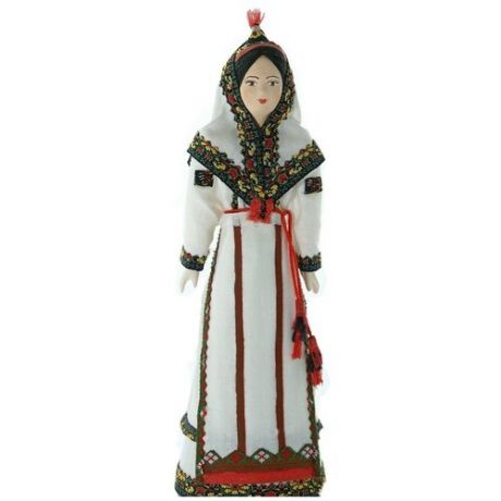 Кукла коллекционная фарфоровая в Женском традиционном марийском костюме.