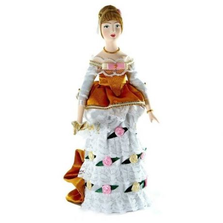 Кукла коллекционная Девушка в бальном платье.