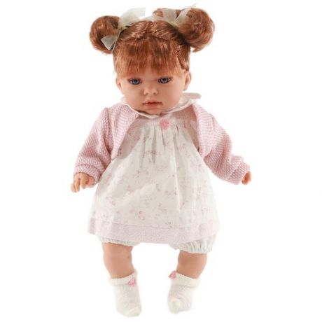 Интерактивная кукла Тереза в розовом, 37 см, 1553P