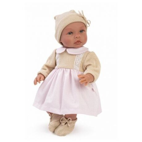 Кукла-пупс Asi 185040 Лео - 46 см (в бежево-розовом платье)
