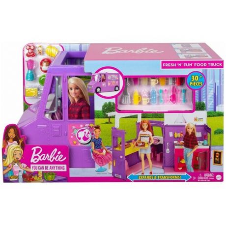 Кукла Mattel Игрушки Барби Грузовик "Доставка еды" Барби Barbie