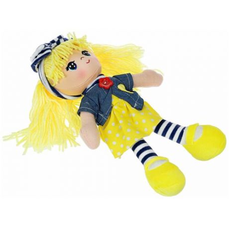 Мягкая кукла Bondibon Oly, 26 см, пакет, Вика-желтые волосы (ВВ4995)