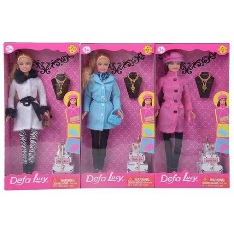 Кукла Defa. Lucy Незабываемый шоппинг, 3 вида в ассортименте