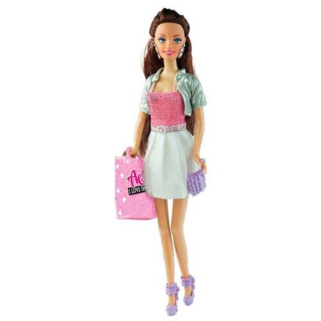 Кукла Toys Lab Ася A-Style Шатенка в бело-розовом платье, 28 см, 35083