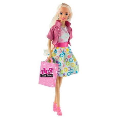 Кукла Toys Lab Ася A-Style Блондинка в платье с принтом, 28 см, 35082