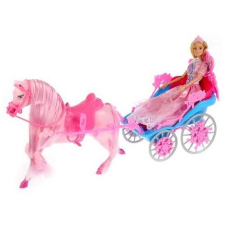 Кукла Карапуз Принцесса София, 29 см, с лошадью и каретой 99124-S-AN