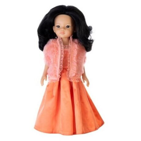 Вечернее платье и меховой жилет для кукол Paola Reina 32 см (773)