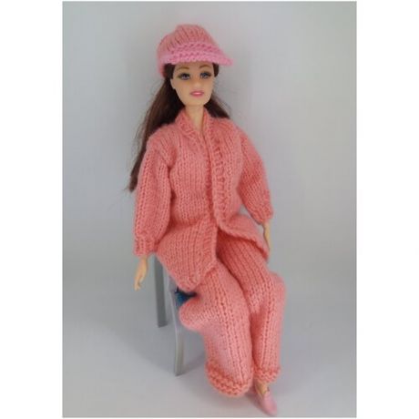 Кардиган, брюки, кепка для кукол Barbie (комплект "Melani")