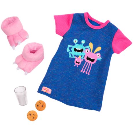 Комплект одежды для куклы Our generation с пижамой «Монстры» OG30371