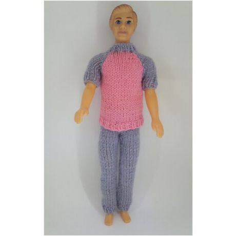 Комплект пуловер с коротким рукавом и брюки джоггеры для Кена